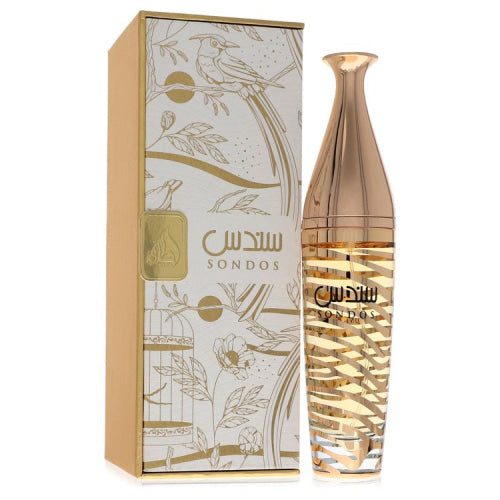Lattafa Sondos by LattafaEau De Parfum Spray 3.4 oz 3.4 oz / 100 ml / Alcohol, Amber, Woody, Aldehyde, Oils Women