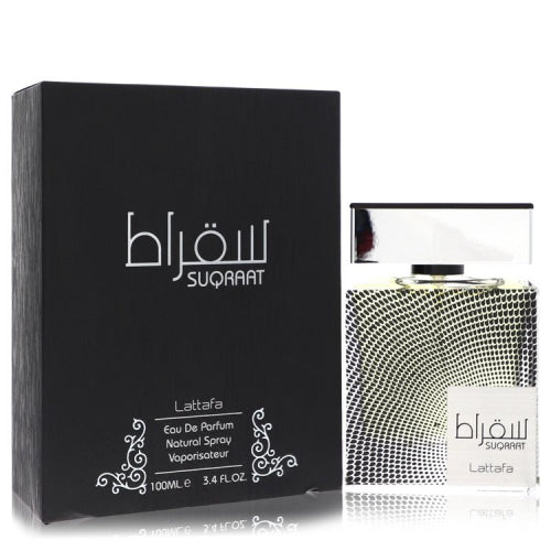 Lattafa Suqraat by LattafaEau De Parfum Spray 3.4 oz 3.4 oz / 100 ml / Alcohol, Amber, Woody, Aldehyde, Oils Men