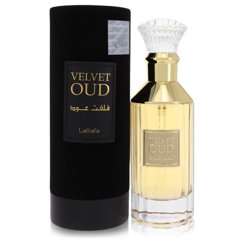 Lattafa Velvet Oud by LattafaEau De Parfum Spray (Unisex) 3.4 oz 3.4 oz / 100 ml / Alcohol, Amber, Woody, Aldehyde, Oils Unisex