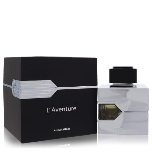 L’aventure by Al HaramainEau De Parfum Spray 3.3 oz 3.3 oz / 100 ml / Alcohol, Amber, Woody, Aldehyde, Oils Men