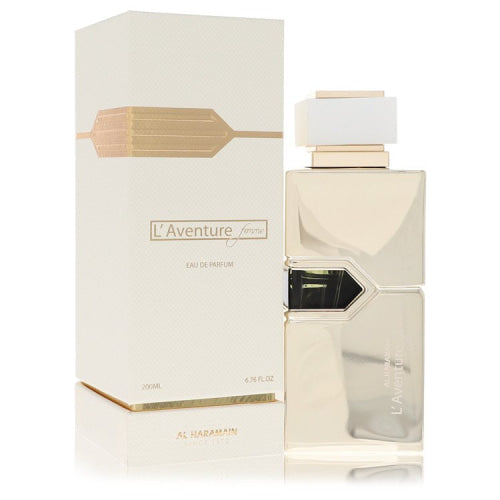 L’aventure Femme by Al HaramainEau De Parfum Spray 6.7 oz 6.7 oz / 200 ml / Alcohol, Amber, Woody, Aldehyde, Oils Women