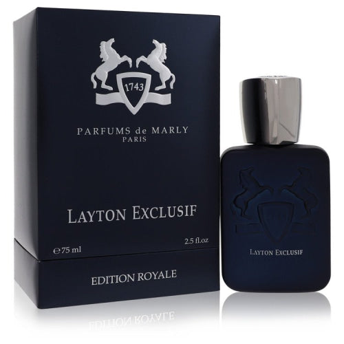 Layton Exclusif by Parfums De MarlyEau De Parfum Spray 2.5 oz 2.5 oz / 75 ml / Alcohol, Amber, Woody, Aldehyde, Oils Men