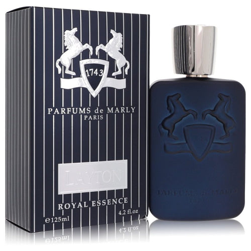 Layton Royal Essence by Parfums De MarlyEau De Parfum Spray 4.2 oz 4.2 oz / 125 ml / Alcohol, Amber, Woody, Aldehyde, Oils Men