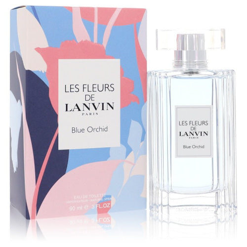 Les Fleurs De Lanvin Blue Orchid by LanvinEau De Toilette Spray 3 oz 3 oz / 90 ml / Alcohol, Amber, Woody, Aldehyde, Oils Women