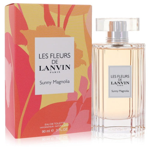 Les Fleurs De Lanvin Sunny Magnolia by LanvinEau De Toilette Spray 3 oz 3 oz / 90 ml / Alcohol, Amber, Woody, Aldehyde, Oils Women