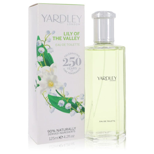 Lily of The Valley Yardley by Yardley LondonEau De Toilette Spray 4.2 oz 4.2 oz / 125 ml / Alcohol, Amber, Woody, Aldehyde, Oils Women