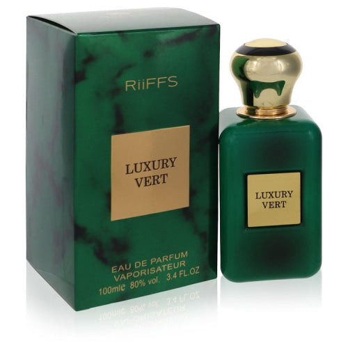 Luxury Vert by RiiffsEau De Parfum Spray 3.4 oz 3.4 oz / 100 ml / Alcohol, Amber, Woody, Aldehyde, Oils Women