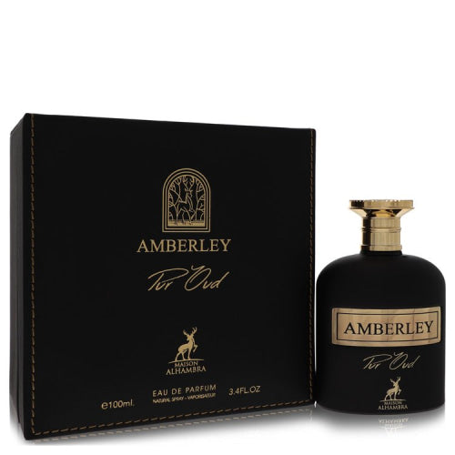 Maison Alhambra Amberley Pure Oud by Maison AlhambraEau De Parfum Spray (Unisex) 3.4 oz 3.4 oz / 100 ml / Alcohol, Amber, Woody, Aldehyde,