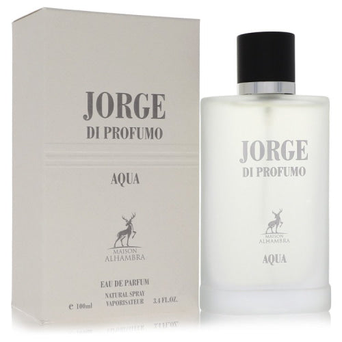 Maison Alhambra Jorge Di Profumo Aqua by Maison AlhambraEau De Parfum Spray 3.4 oz 3.4 oz / 100 ml / Alcohol, Amber, Woody, Aldehyde, Oils
