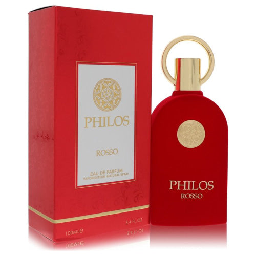 Maison Alhambra Philos Rosso by Maison AlhambraEau De Parfum Spray 3.4 oz 3.4 oz / 100 ml / Alcohol, Amber, Woody, Aldehyde, Oils Men