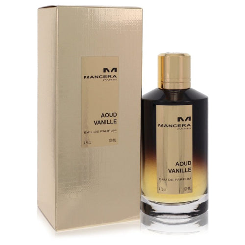 Mancera Aoud Vanille by ManceraEau De Parfum Spray (Unisex) 4 oz 4 oz / 120 ml / Alcohol, Amber, Woody, Aldehyde, Oils Unisex