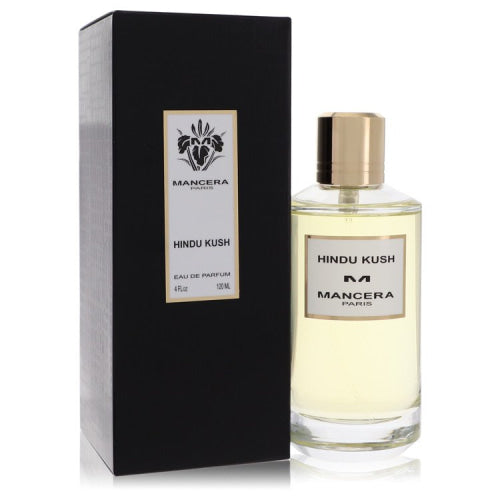 Mancera Hindu Kush by ManceraEau De Parfum Spray (Unisex) 4 oz 4 oz / 120 ml / Alcohol, Amber, Woody, Aldehyde, Oils Unisex