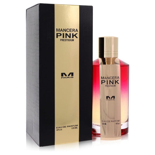 Mancera Pink Prestigium by ManceraEau De Parfum Spray 4 oz 4 oz / 120 ml / Alcohol, Amber, Woody, Aldehyde, Oils Women