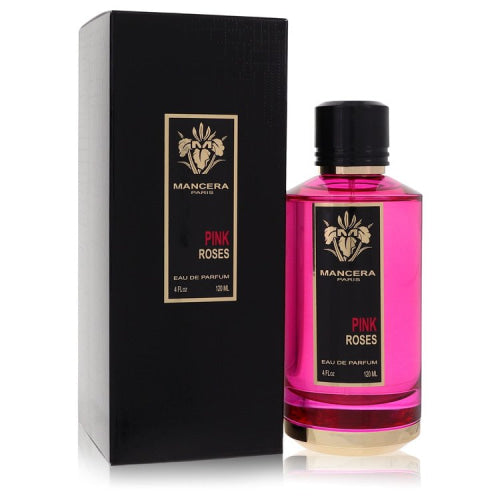 Mancera Pink Roses by ManceraEau De Parfum Spray 4 oz 4 oz / 120 ml / Alcohol, Amber, Woody, Aldehyde, Oils Women