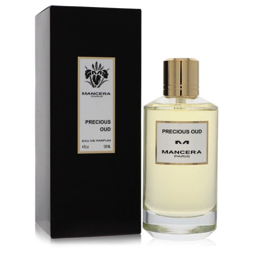 Mancera Precious Oud by ManceraEau De Parfum Spray (Unisex) 4 oz 4 oz / 120 ml / Alcohol, Amber, Woody, Aldehyde, Oils Unisex