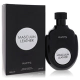 Masculin Leather by Riiffs Eau De Parfum Spray 3.4 oz for Men - Bold and Seductive Fragrance