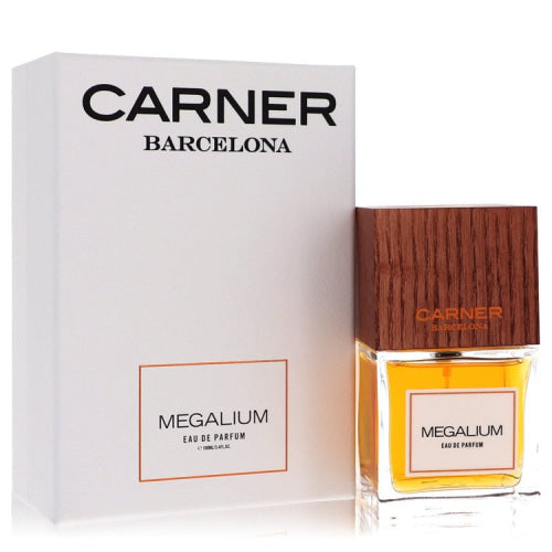 Megalium by Carner BarcelonaEau De Parfum Spray (Unisex) 3.4 oz 3.4 oz / 100 ml / Alcohol, Amber, Woody, Aldehyde, Oils Unisex
