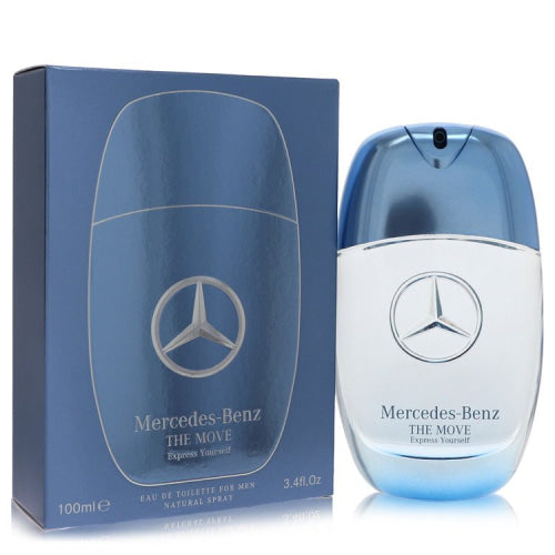 Mercedes Benz The Move Express Yourself by Mercedes BenzEau De Toilette Spray 3.4 oz 3.4 oz / 100 ml / Alcohol, Amber, Woody, Aldehyde,