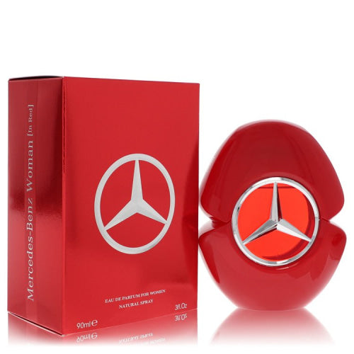 Mercedes Benz Woman In Red by Mercedes BenzEau De Parfum Spray 3 oz 3 oz / 90 ml / Alcohol, Amber, Woody, Aldehyde, Oils Women