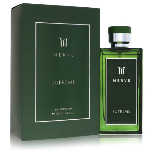 Merve Supreme by MerveEau De Parfum Spray (Unisex) 3.4 oz 3.4 oz / 100 ml / Alcohol, Amber, Woody, Aldehyde, Oils Unisex