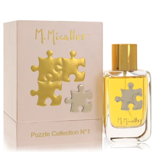 Micallef Puzzle Collection No 1 by M. MicallefEau De Parfum Spray 3.3 oz 3.3 oz / 100 ml / Alcohol, Amber, Woody, Aldehyde, Oils Women