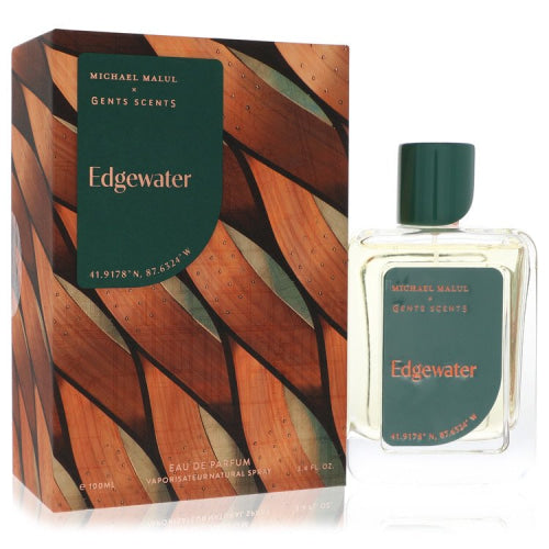 Michael Malul Edgewater by Michael MalulEau De Parfum Spray 3.4 oz 3.4 oz / 100 ml / Alcohol, Amber, Woody, Aldehyde, Oils Men