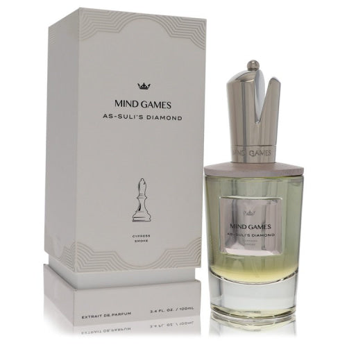 Mind Games As-Suli’s Diamond by Mind GamesExtrait De Parfum Spray (Unisex) 3.4 oz 3.4 oz / 100 ml / Alcohol, Amber, Woody, Aldehyde, Oils