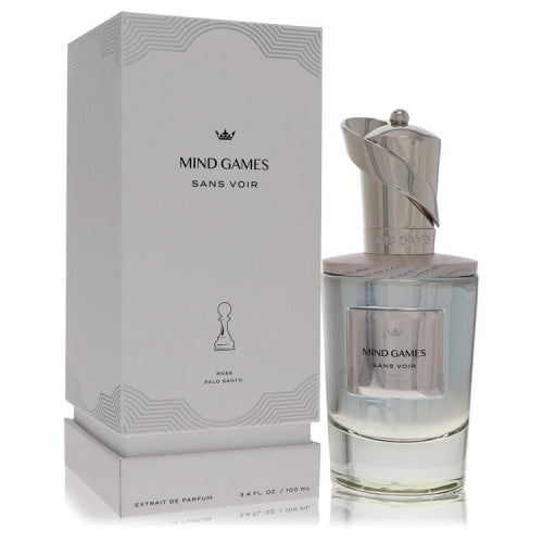 Mind Games Sans Voir by Mind GamesExtrait De Parfum Spray (Unisex) 3.4 oz 3.4 oz / 100 ml / Alcohol, Amber, Woody, Aldehyde, Oils Unisex