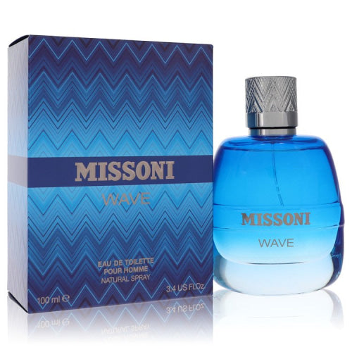 Missoni Wave by MissoniEau De Toilette Spray 3.4 oz 3.4 oz / 100 ml / Alcohol, Amber, Woody, Aldehyde, Oils Men