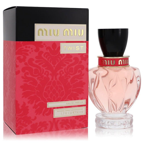Miu Miu Twist by Miu MiuEau De Parfum Spray 1.7 oz 1.7 oz / 50 ml / Alcohol, Amber, Woody, Aldehyde, Oils Women