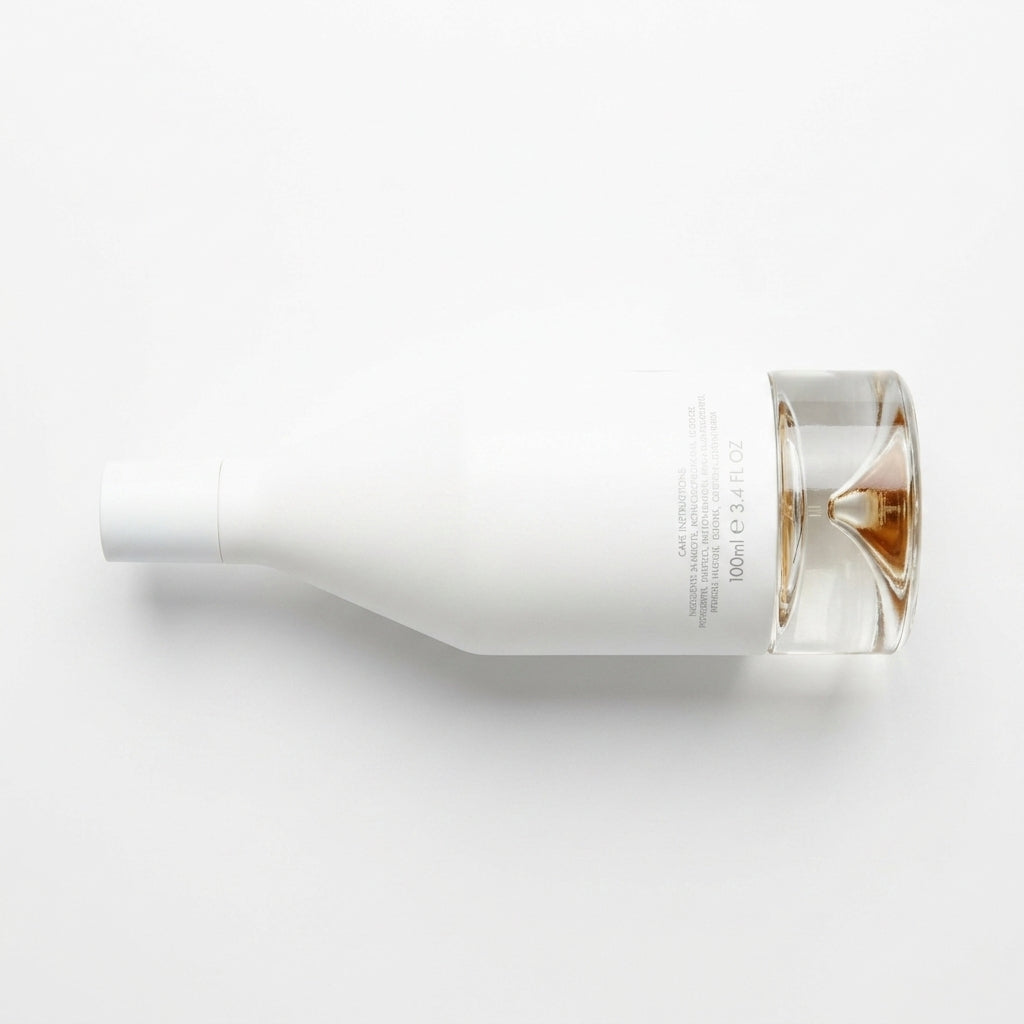 Fragrance Bottle — Flat Lay - Back | Generated by Modelize