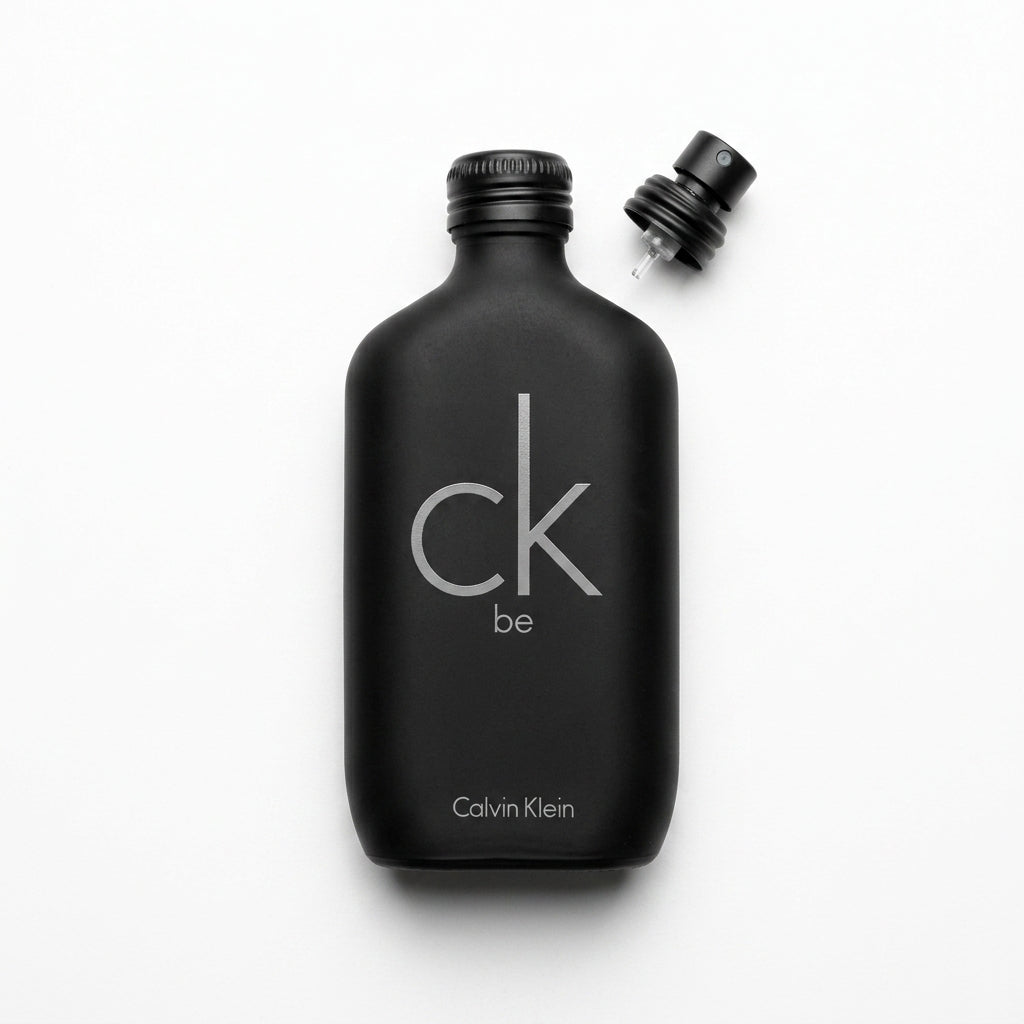 Fragrance Bottle — Flat Lay - Back | Generated by Modelize
