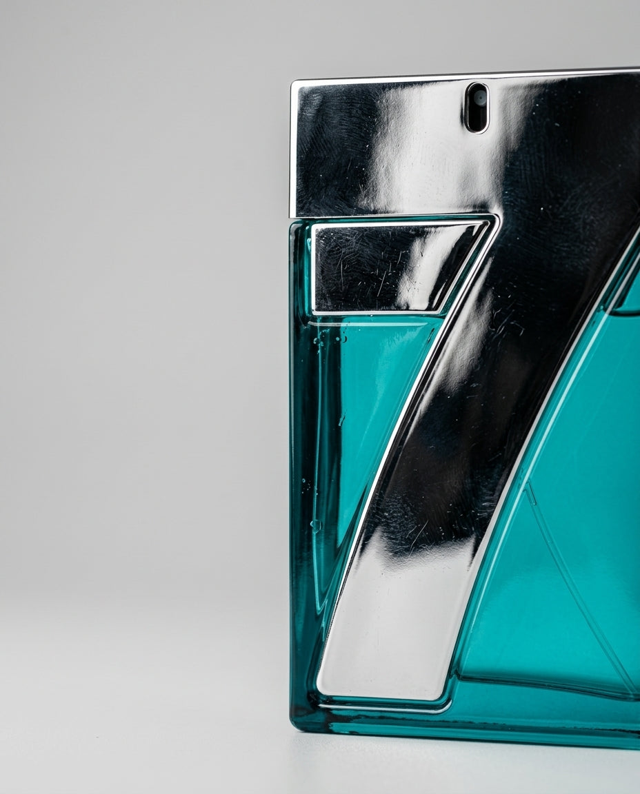 Men's Fragrance — Metallic Detail Macro | Generated by Modelize