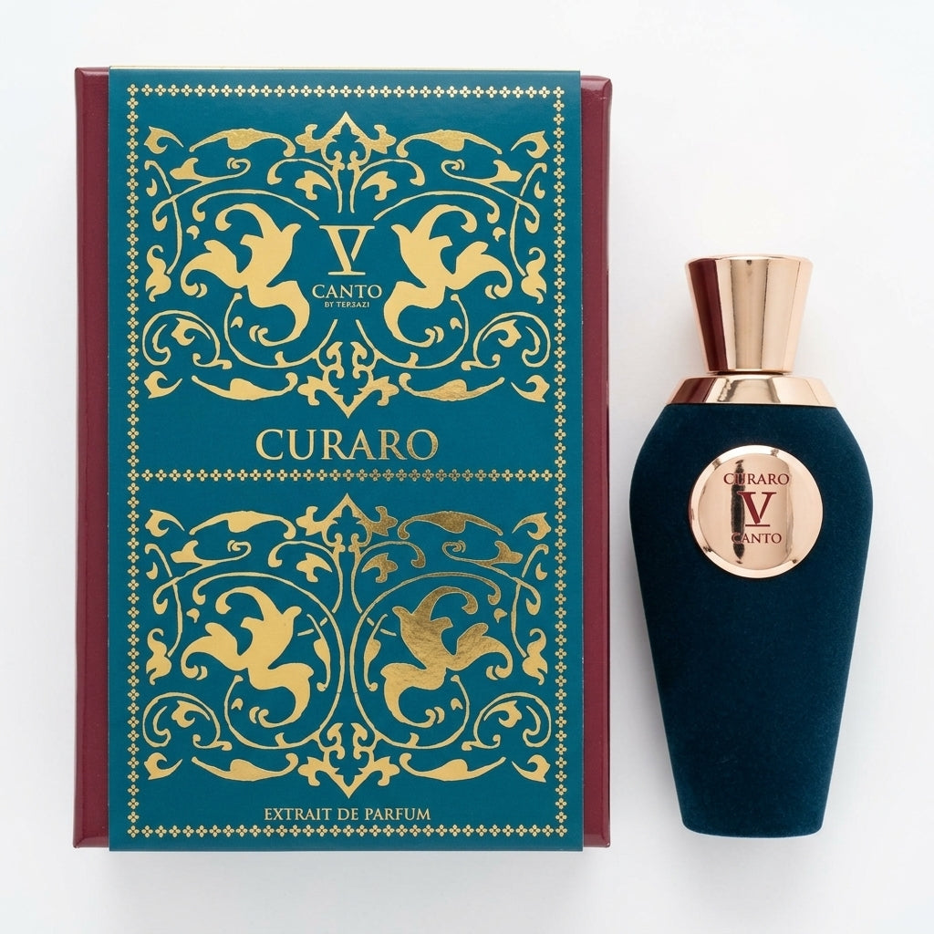 Luxury fragrance bottle and box — Flat Lay - Front | Generated by Modelize