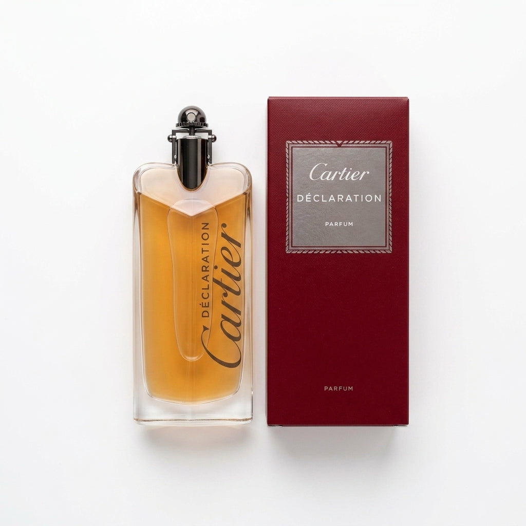 Eau De Parfum Spray and packaging — Flat Lay - Back | Generated by Modelize