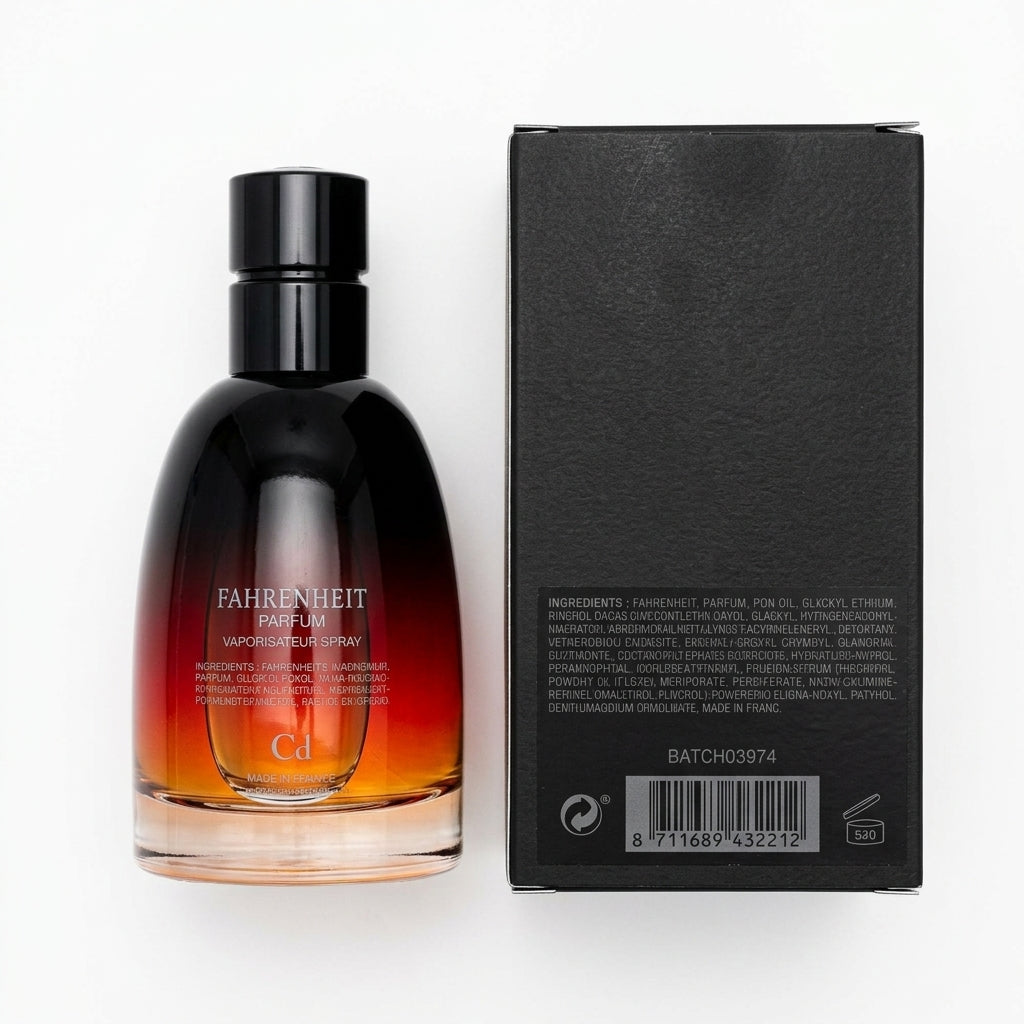 Fragrance — Flat Lay - Back | Generated by Modelize