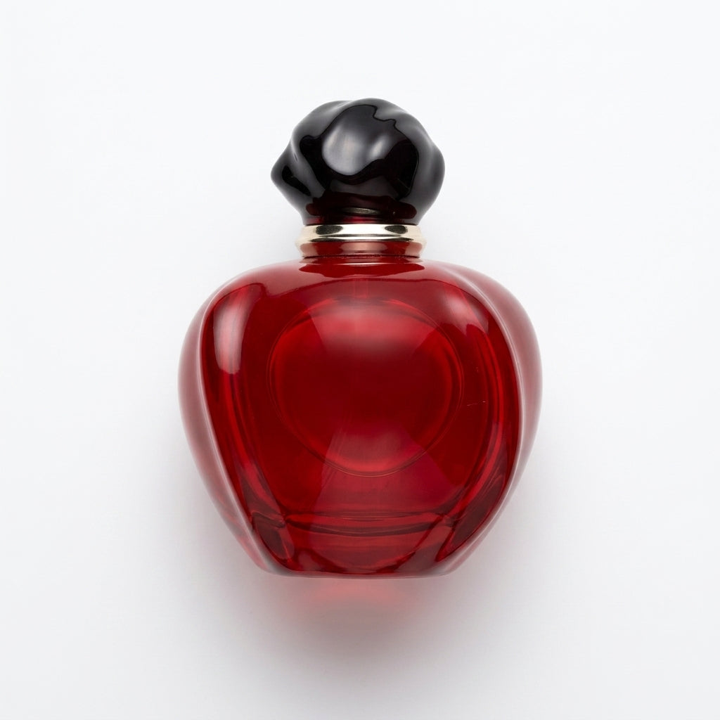 Perfume bottle — Flat Lay - Back | Generated by Modelize