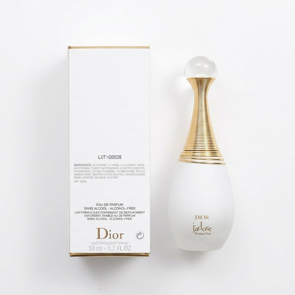 Eau de Parfum — Flat Lay - Back | Generated by Modelize
