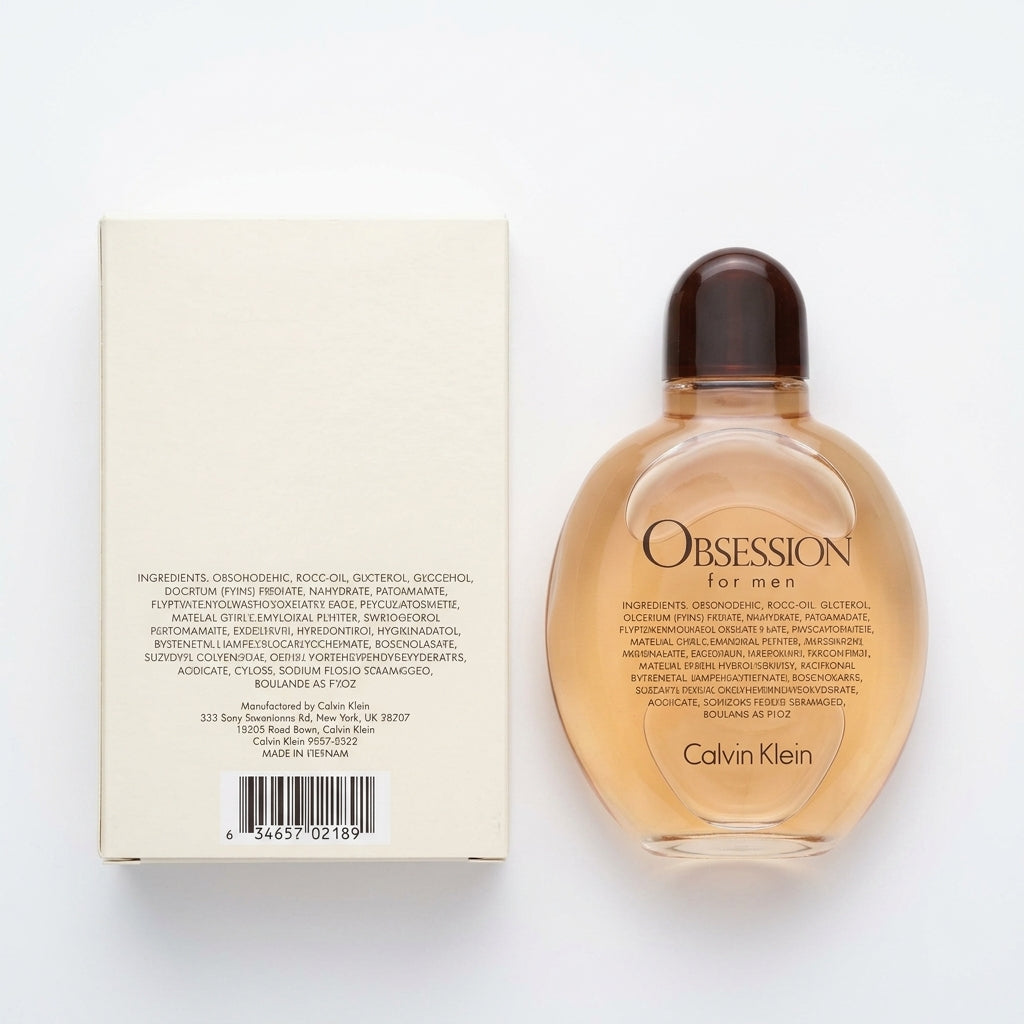 After Shave Fragrance — Flat Lay - Back | Generated by Modelize
