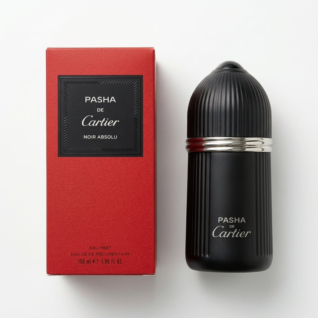 Men's Fragrance — Flat Lay - Back | Generated by Modelize