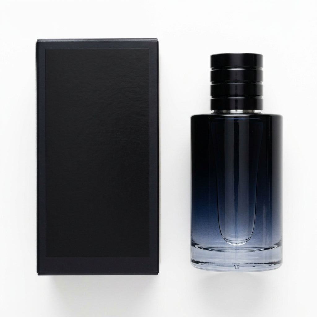 Men's Fragrance — Flat Lay - Back | Generated by Modelize