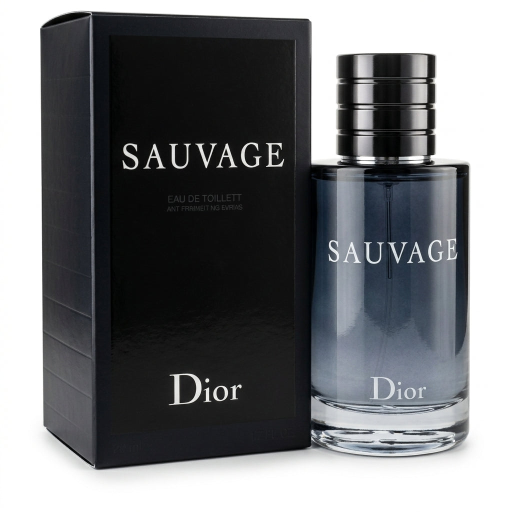 Fragrance bottle and packaging — Studio - Clean | Generated by Modelize