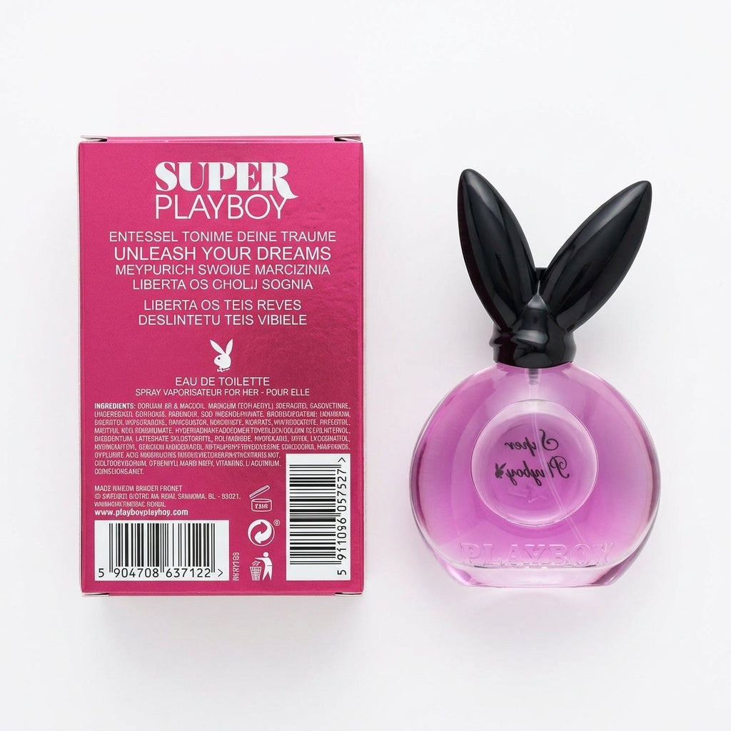 Eau De Toilette Perfume — Flat Lay - Back | Generated by Modelize