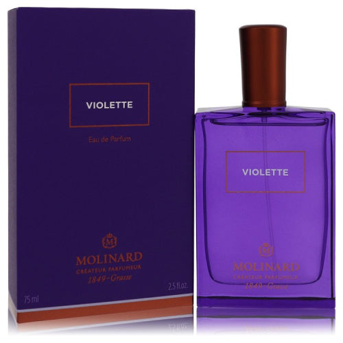 Molinard Violette by MolinardEau De Parfum Spray (Unisex) 2.5 oz 2.5 oz / 75 ml / Alcohol, Amber, Woody, Aldehyde, Oils Unisex