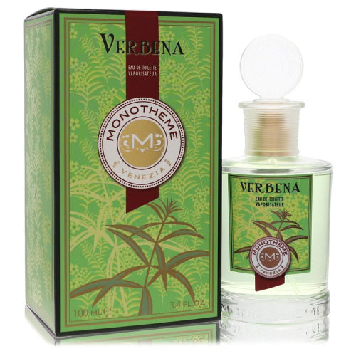 Monotheme Verbena by MonothemeEau De Toilette Spray (Unisex) 3.4 oz 3.4 oz / 100 ml / Alcohol, Amber, Woody, Aldehyde, Oils Unisex