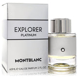 Montblanc Explorer Platinum Eau De Parfum 2 oz for Men - Bold, Adventurous Fragrance Experience