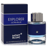 Montblanc Explorer Ultra Blue Eau De Parfum Spray 2 oz For Adventurous Men