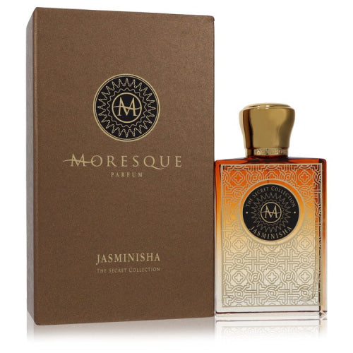 Moresque Jasminisha Secret Collection by MoresqueEau De Parfum Spray (Unisex) 2.5 oz 2.5 oz / 75 ml / Alcohol, Amber, Woody, Aldehyde, Oils