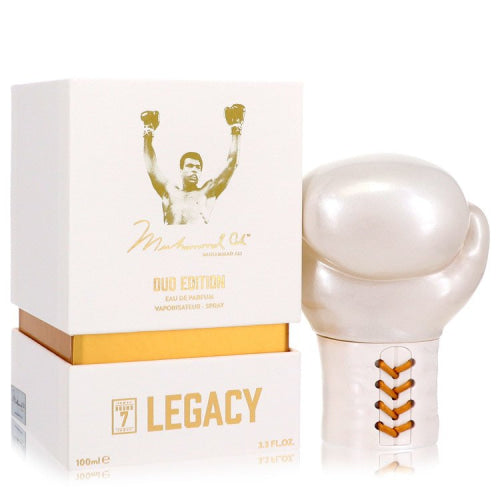 Muhammad Ali Legacy Round 7 by Muhammad AliEau De Parfum Spray (Oud Edition) 3.3 oz 3.3 oz / 100 ml / Alcohol, Amber, Woody, Aldehyde, Oils