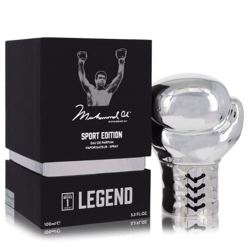 Muhammad Ali Legend Round 1 by Muhammad AliEau De Parfum Spray (Sport Edition) 3.3 oz 3.3 oz / 100 ml / Alcohol, Amber, Woody, Aldehyde,